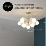 Flower Branch Series Chandelier: Multicolored Kids Room & Bedroom Lighting Fixtures