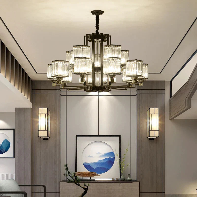 Luxury Crystal Chandelier for Living Room Dining Bedroom Hall Home Lighting
