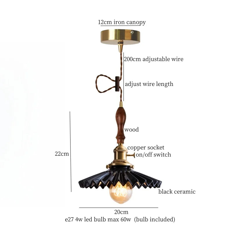 Afralia™ Nordic Glass LED Pendant Light for Kitchen Living Room Bedroom