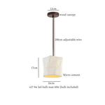 Afralia™ Cement LED Pendant Lights for Bedroom Living Room Kitchen House Decor
