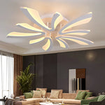 Acrylic Branch Design LED Ceiling Chandelier RC Dimming Light Fixture