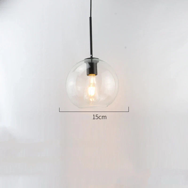 Glass Ball LED Pendant Lights for Chic Home Decor and Lighting