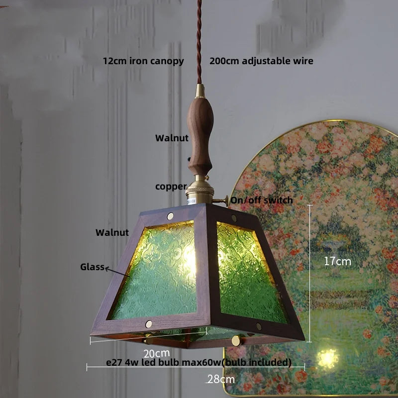 White Glass LED Pendant Lamp: Modern Nordic Design, Adjustable Hanging Fixture