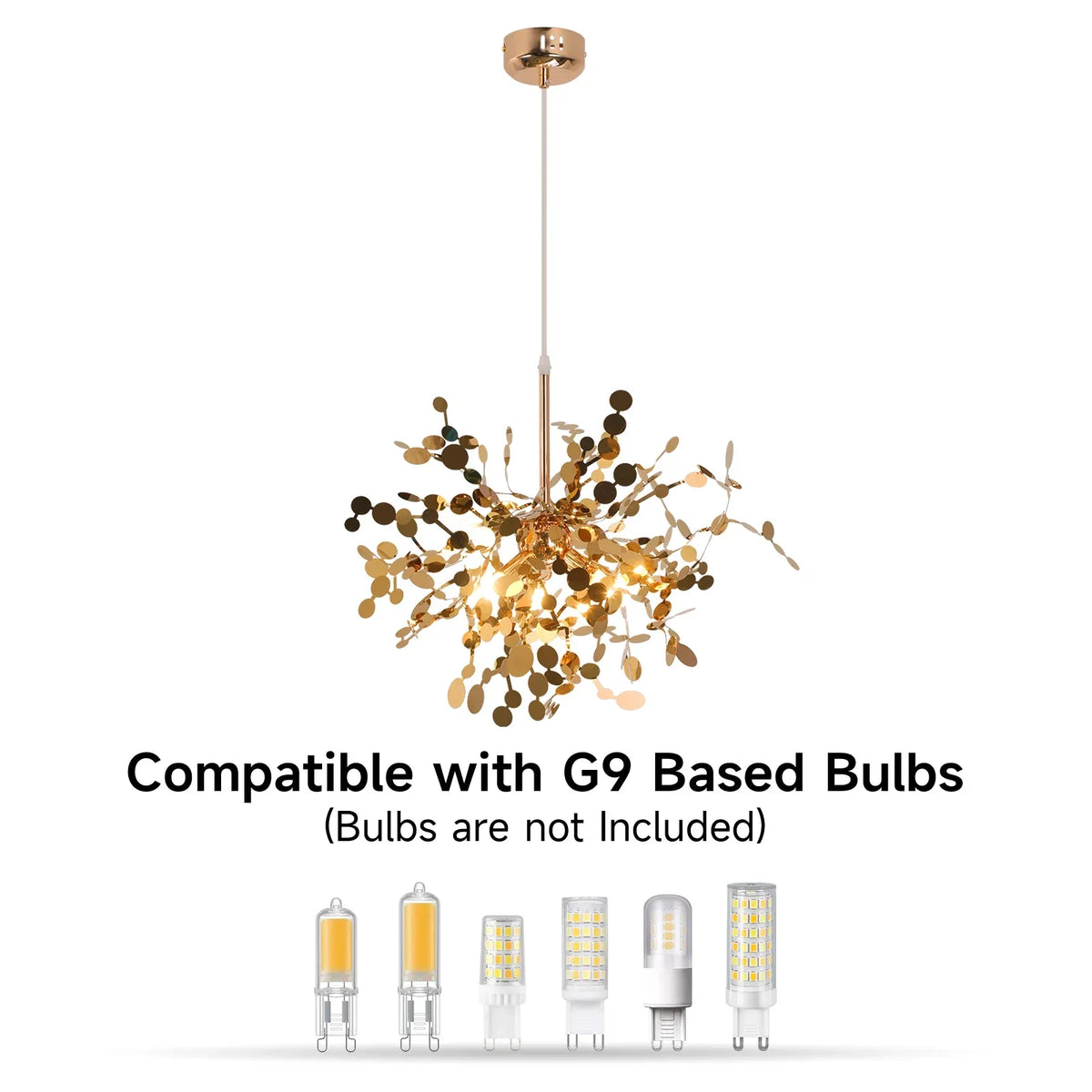 Nordic Dandelion Chandelier by - Modern Ceiling Lamp for Living Room Dining Decor