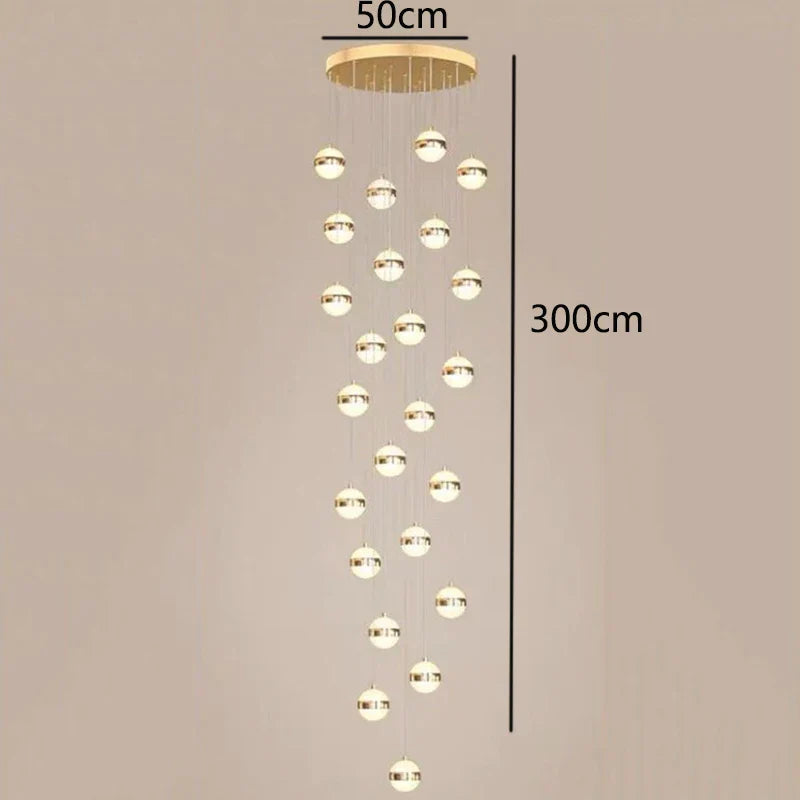 Modern Pendant Light Chandeliers for Living Room Staircase LED Indoor Lighting