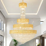 Postmodern Crystal Chandelier for Luxury Living Room and Hotel Lobby