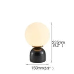 Marble Table Lamp: Modern Nordic Glass Light for Living Room, Bedroom, Study