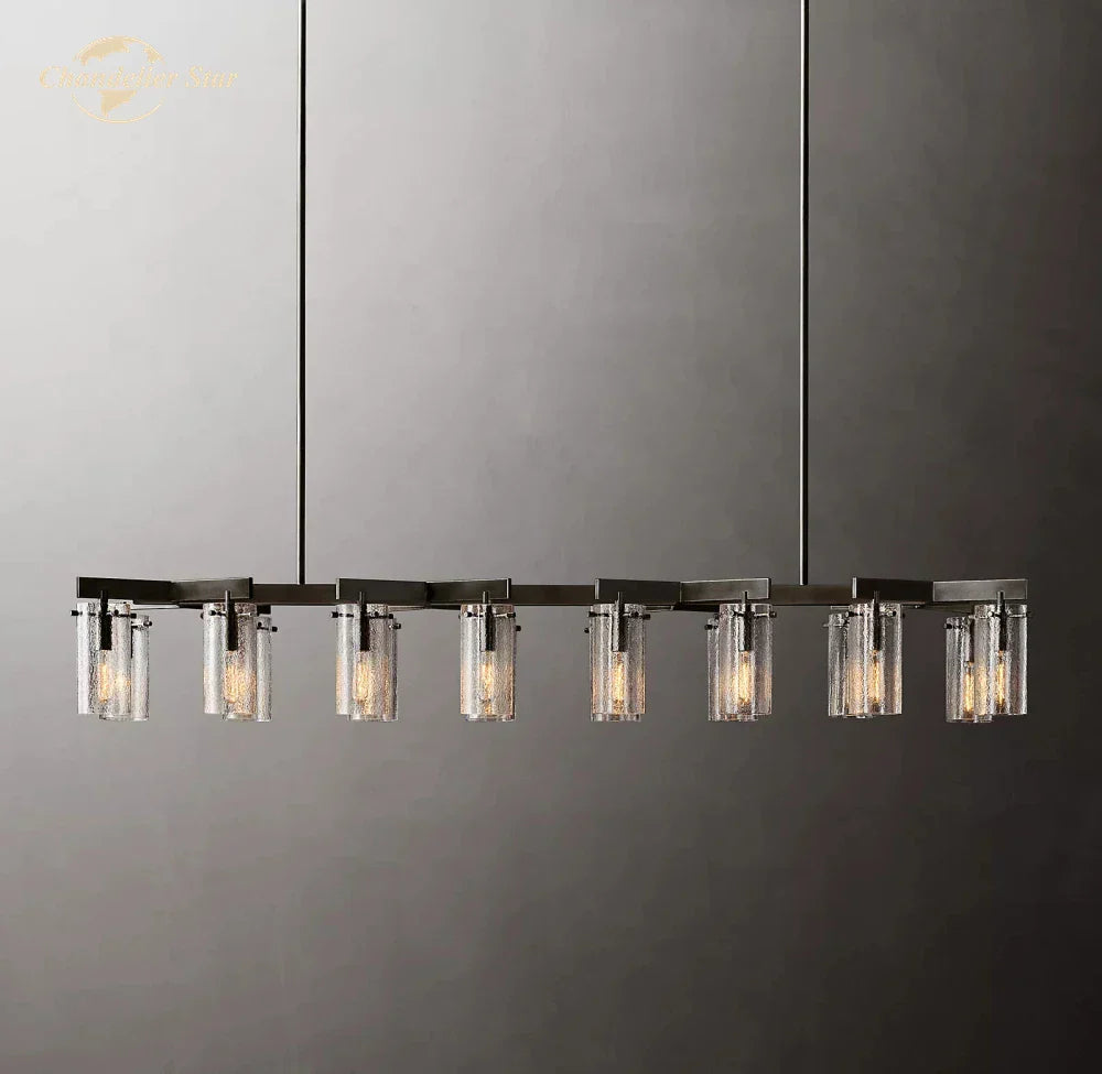 Charleroi LED Glass Chandelier for Dining Living Bedroom Decoration