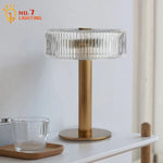 Glass Table Lamp LED G4 Luxury Minimalist Modern Light Fixtures for Home Decor