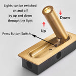3W LED Mounted Headboard Wall Light for Bedroom and Hotel