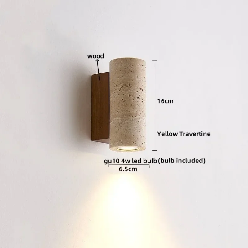 Yellow Cave Stone Wall Light Fixture for Home Decor and Lighting Integration