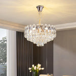 Crystal Chandelier: Luxury French Style Light for Elegant Living Room & Dining Area
