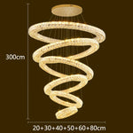 Luxury Crystal Chandelier Pendant Light for Living Room, Staircase & Ceiling.