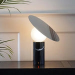 Marble Living Room Lamp: Nordic Designer Art Ball Bedroom Desk Light