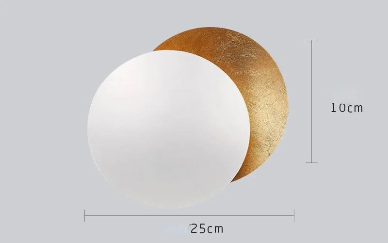 Modern Moon Eclipse LED Wall Lamps for Living Room Bedroom Decoration