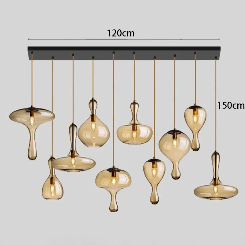 Modern LED Pendant Chandeliers for Living and Dining Rooms