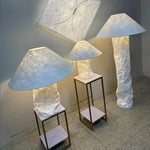 Nordic Wabi Sabi Dupont Paper LED Floor Lamp for Home Decor