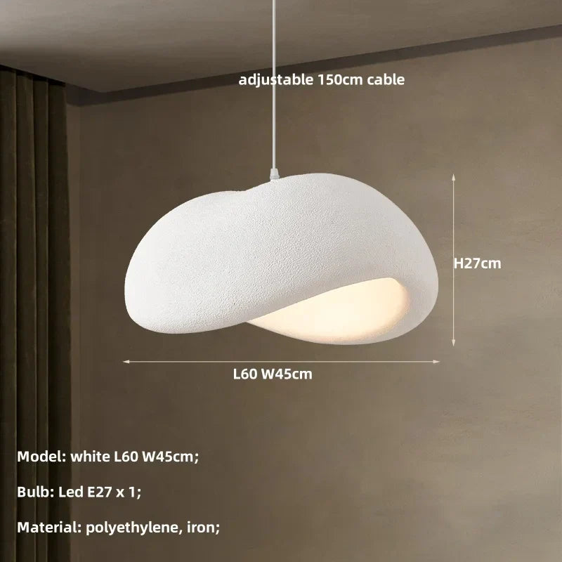 Nordic Loft LED Pendant Lights White Chandelier for Dining Room Decor Luminarias