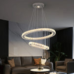 Luxury Crystal Dimmable Chandelier Pendant Light for Living Dining Room