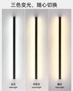 Minimalist Line Wall Lamp for Bedroom Headboard Hallway Creative Strip Light