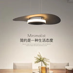 Modern LED Ceiling Chandelier Black/White Minimalist Living Room Bedroom Nordic