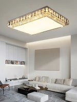 Modern Crystal LED Ceiling Chandelier for Living Room and Bedroom