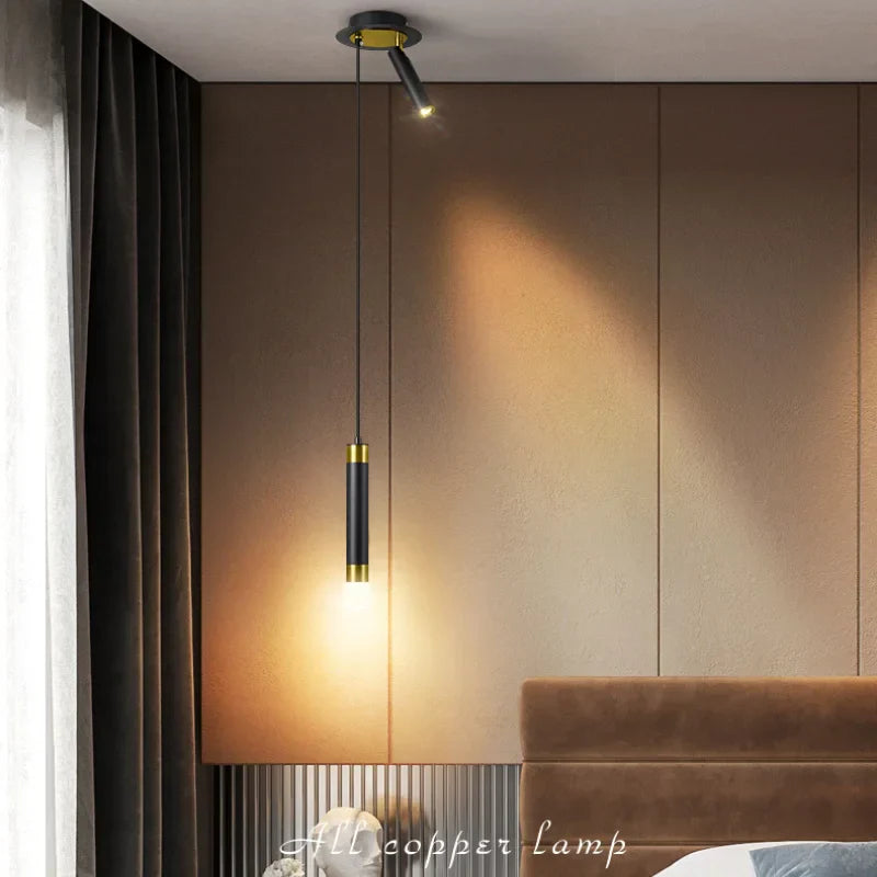 Rotatable Spotlight Pendant Lamp for Modern Bedroom, Living Room, and Kitchen Lighting