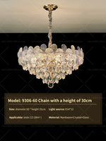 Crystal Chandelier: French Cream Style Light Luxury for Living Room and Master Bedroom