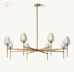 Crystal Tulip Chandelier Pendant Light Living Room Dining Bedroom Luxury Glass Lighting