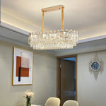 Crystal Chandelier LED Light: Modern Luxury Restaurant Hall Lighting