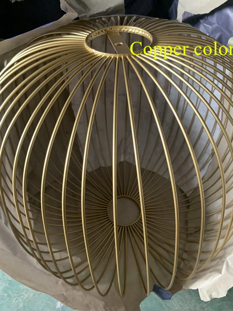 Spokes Bird Cage Pendant Light for Creative Interior Lighting