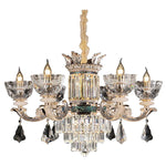 Duplex European Crystal Chandelier for Staircase with Hollow Design