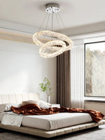 Crystal Chandelier Ring - Elegant Light Luxury for Living Room, Dining Room & Bedroom