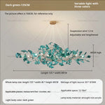 Gingko Leaf Chandelier: Modern Luxury Art Decor for Home, Restaurant & Bar