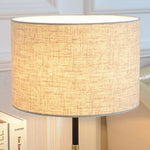 Fabric Desk Lamp: Minimalist American Style for Study & Bedroom