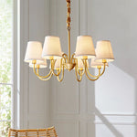 Copper American Chandelier: Modern Luxury for Living Room, Bedroom, and Restaurant