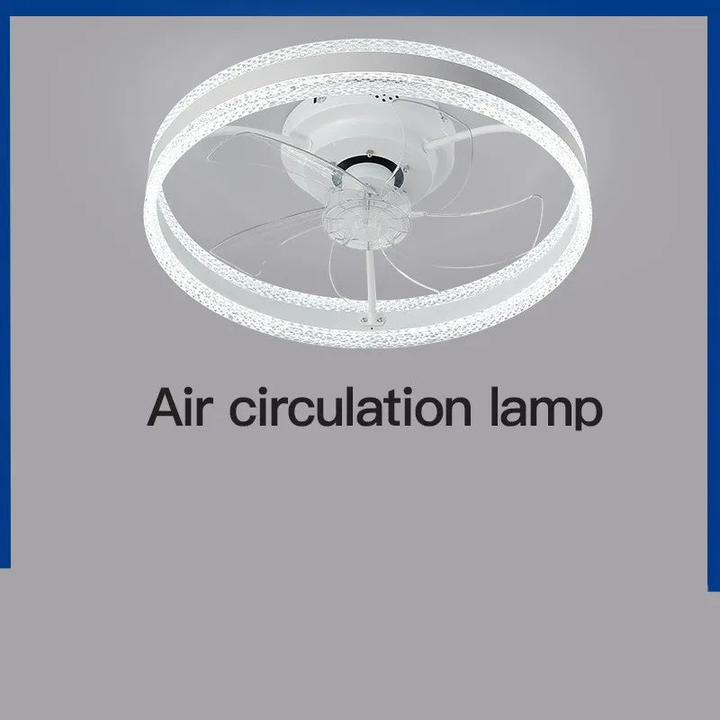 7-Leaf Tri-Color Fan Lights: Modern Energy-Saving Ceiling Fan LED for Living, Bedroom, Dining