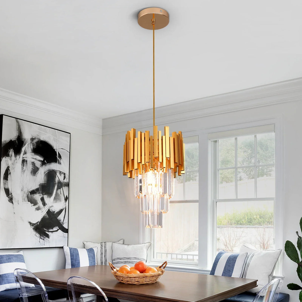 Nordic LED Pendant Light for Kitchen Living Room Bedroom by Afralia™