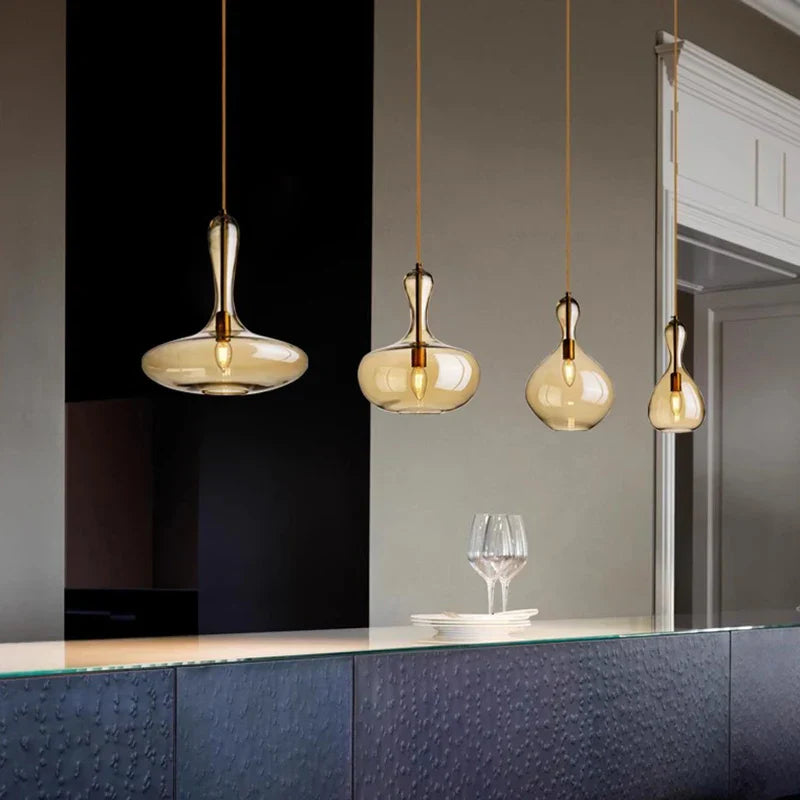 Modern LED Pendant Chandeliers for Living and Dining Rooms