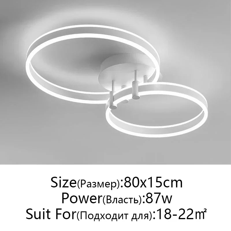 Modern LED Chandelier for Living Room Bedroom Ceiling Lighting