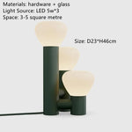 Glass Table Lamp: Nordic Modern Minimalist Design for Living Room, Coffee, Bedroom