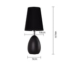 Modern Black and White Living Room Coffee Table Bedroom Night Lamp Design Bedside Lamps