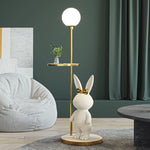 Rabbit LED Floor Lamp for Kids Room Nordic Modern Style