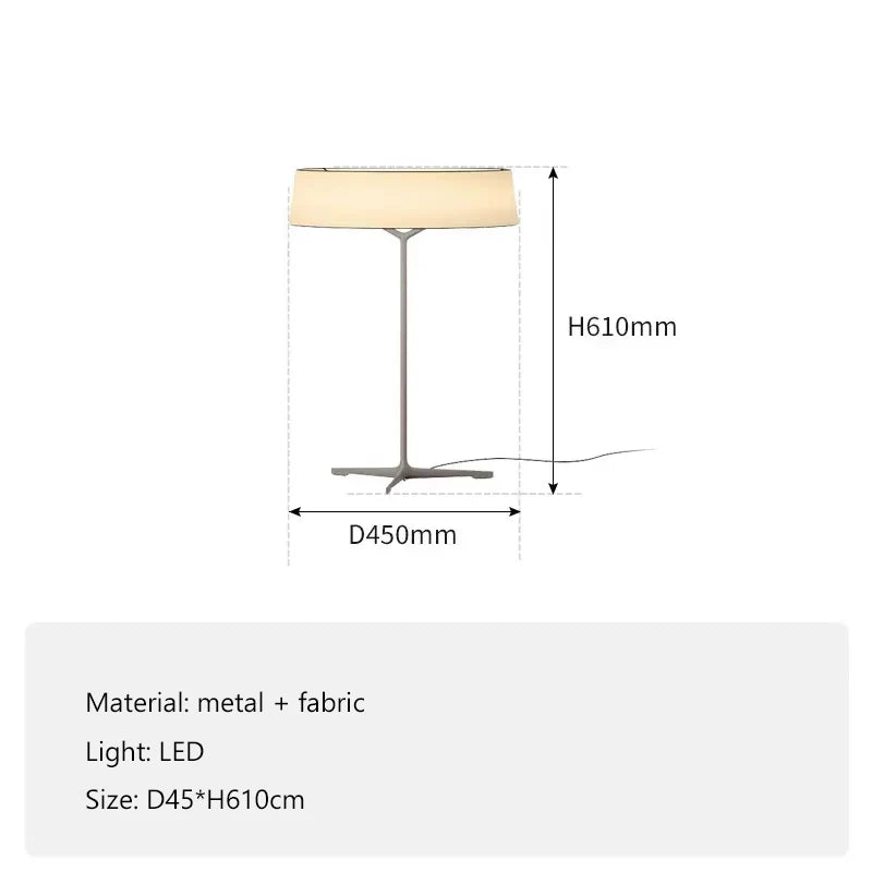 Nordic LED Floor Lamp - Minimalist Design for Living Room, Bedroom, and Reading