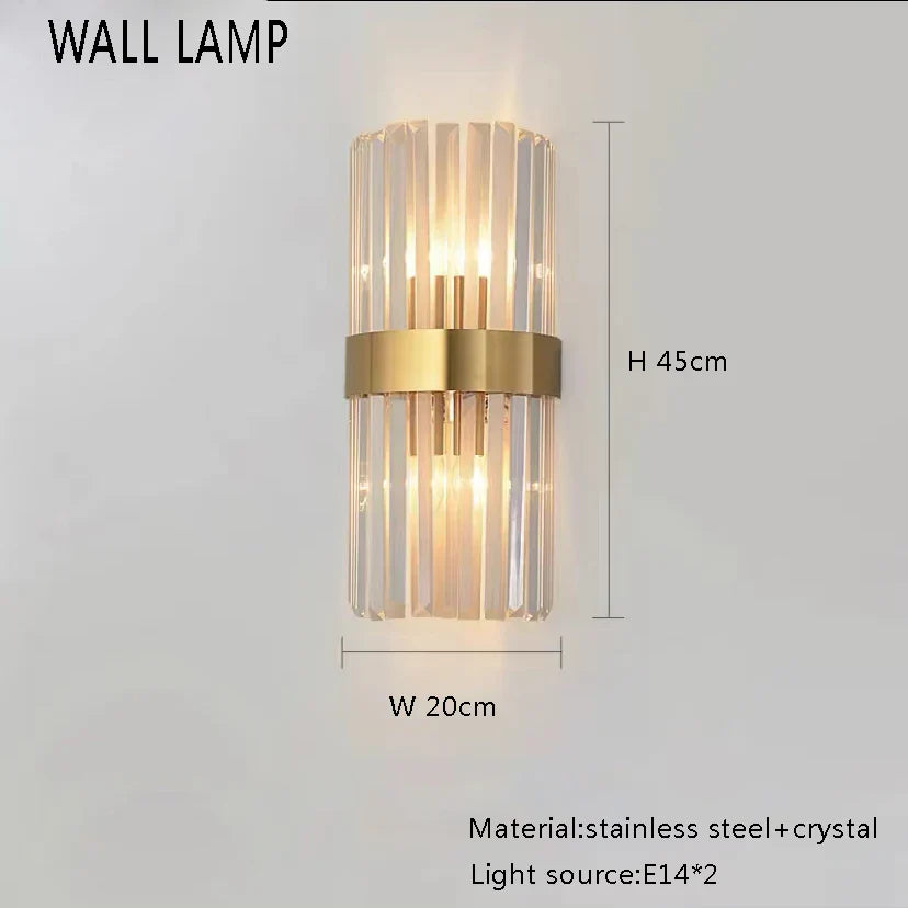 Crystal Chandelier Pendant Lamps for Home Decor and Modern Living Room Lighting