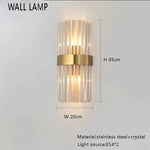 Crystal Chandelier Pendant Lamps for Home Decor and Modern Living Room Lighting