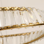 Ring LED Pendant Light: Luxury Gold Chandelier for Home Decoration