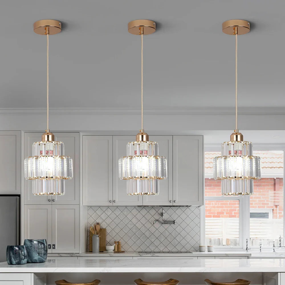 K9 Crystal Pendant Light LED Ceiling Lamp Nordic Chandelier for Living Room