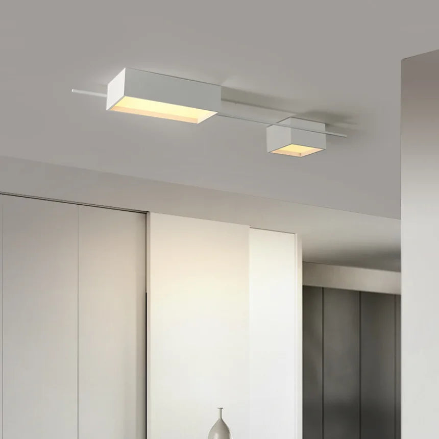 Black Nordic LED Ceiling Lights Chandeliers for Modern Living Room Decoration
