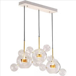 Nordic Mickey LED Glass Ball Pendant Light for Home Decor and Kitchen Lighting